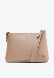 Crossbody Nude Anacapri Quadrada Básica Média