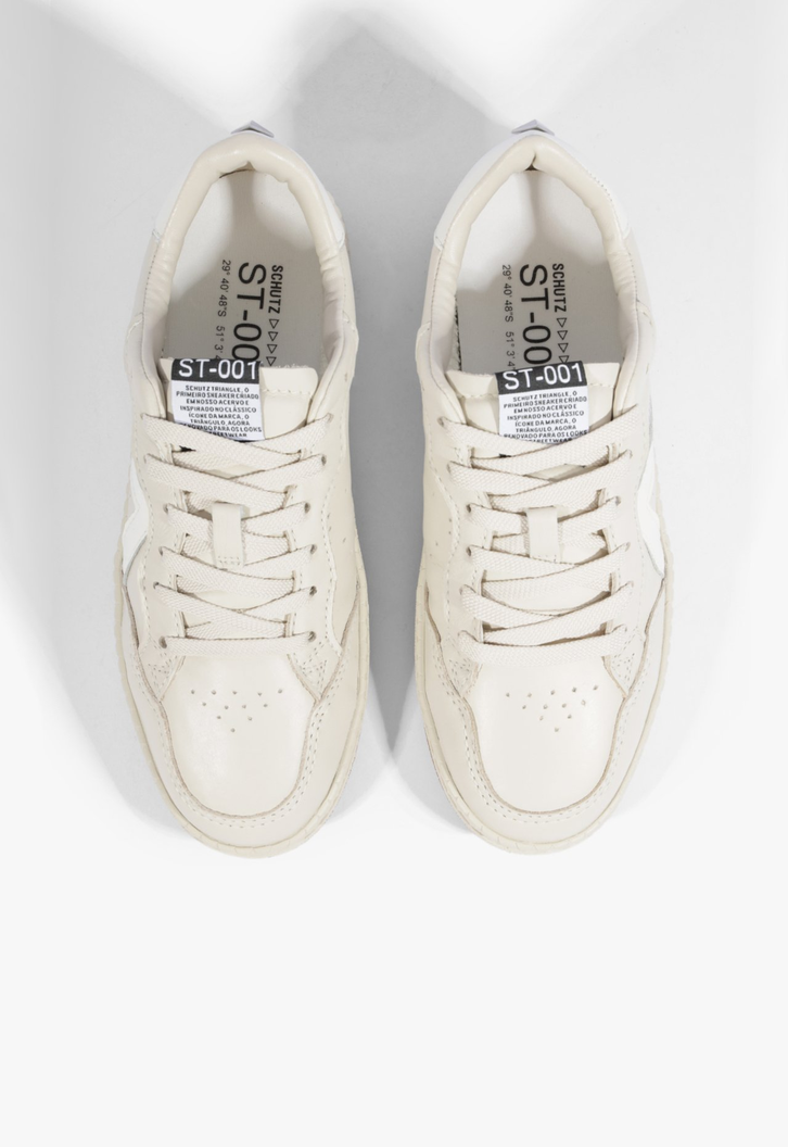 Tênis ST 001 Couro Branco