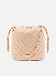 Bolsa Bucket Nude Arezzo Pequena