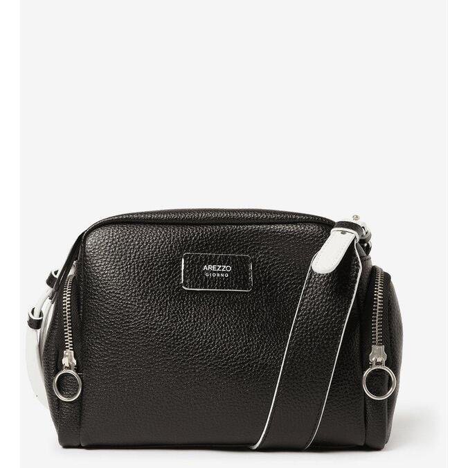 Bolsa tiracolo arezzo preta clearance