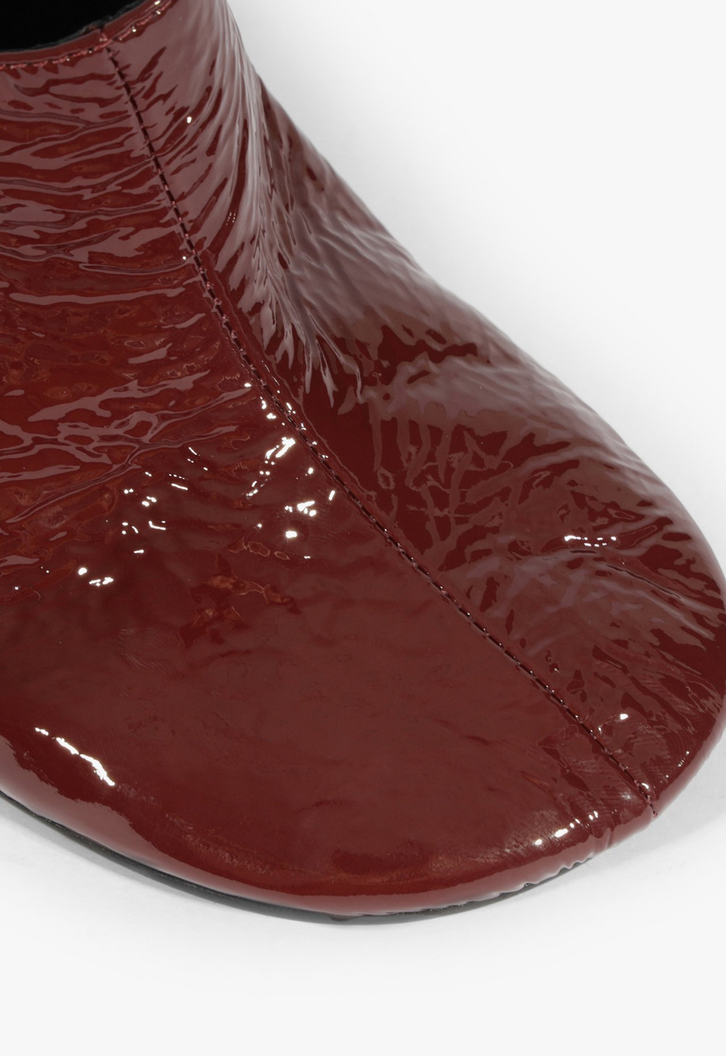 Mule Brielle Couro Vermelha