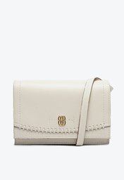 BOLSA TIRACOLO BRANCA SCHUTZ PEQUENA TAMIS COURO