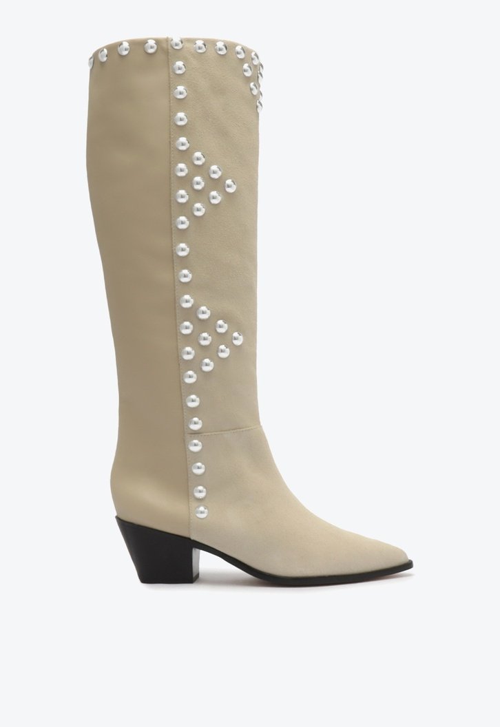 Bota camurça hot sale arezzo