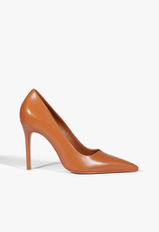 Scarpin Marrom Schutz Ines High Couro
