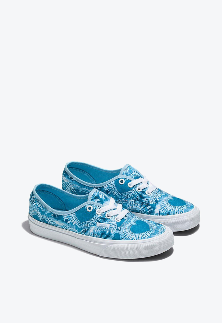 Tênis Vans Authentic Tie Dye Hearts Light Blue True White
