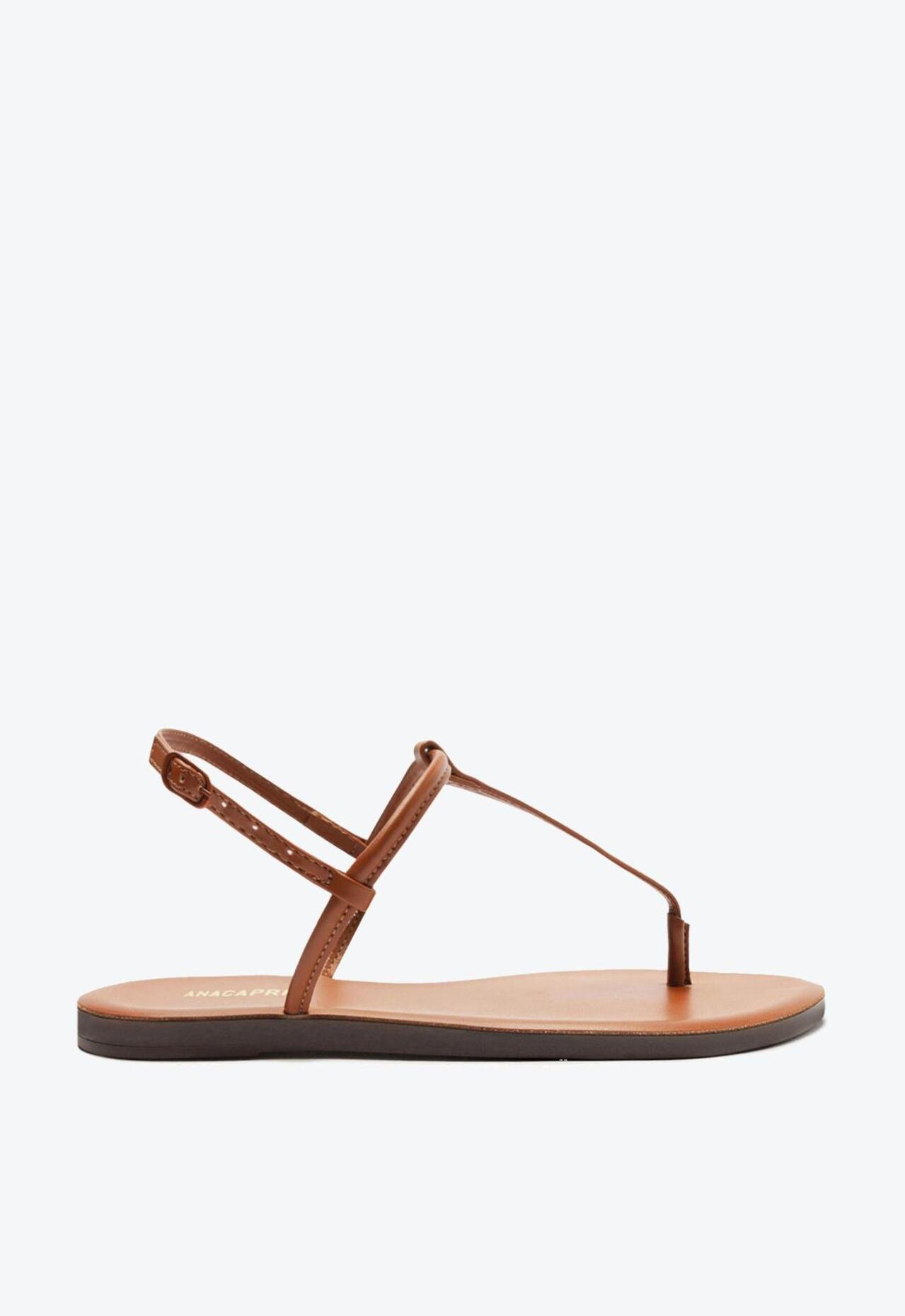 Sandália Marrom Anacapri Slim Monocolor | ZZ MALL