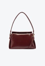 Bolsa Tiracolo Média Moderna Vermelha