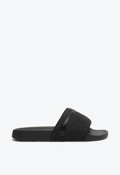 Chinelo Slide Preto Anacapri Nylon Zíper