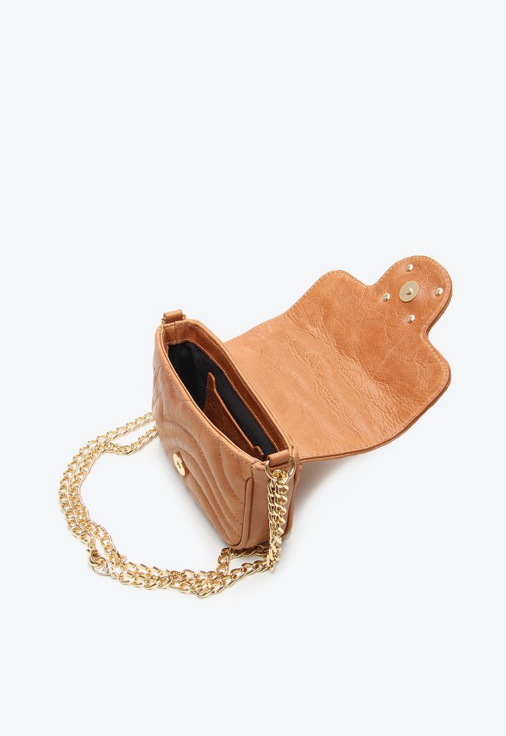 Bolsa Tiracolo Lily Pequena Marrom