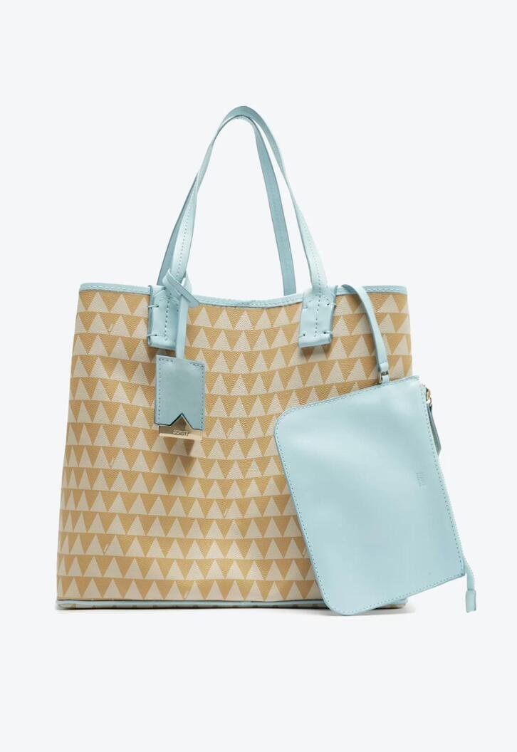 Bolsa Shopping Bege Schutz Lona