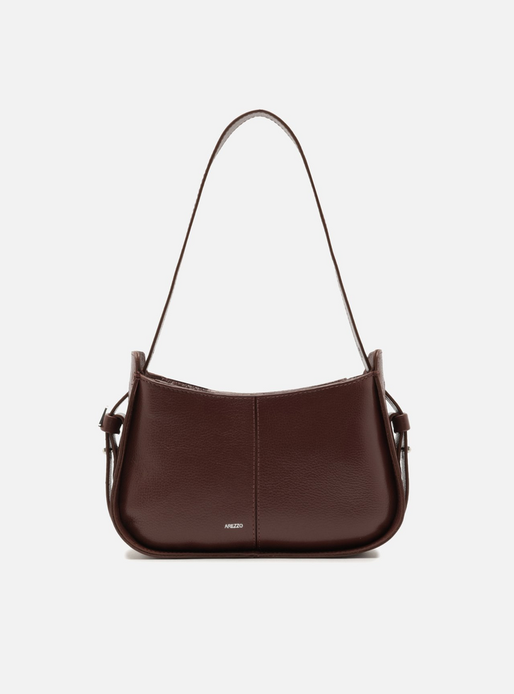 Bolsa Hobo Vermelha Couro Média | ZZ MALL