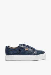 Tênis Azul Anacapri Marinho Snake Flatform
