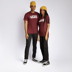 Camiseta Vans Classic Burgundy White