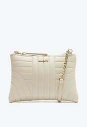 Bolsa Crossbody Branca Anacapri Média Matelassê