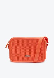 Bolsa Laranja Anacapri Crossbody Média Tressê Injetada