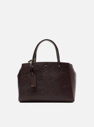 Bolsa Tote Marrom Couro Bella Média