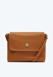 Bolsa Tiracolo Marrom Anacapri Básica Pequena