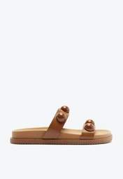 Papete Esferas Couro Marrom