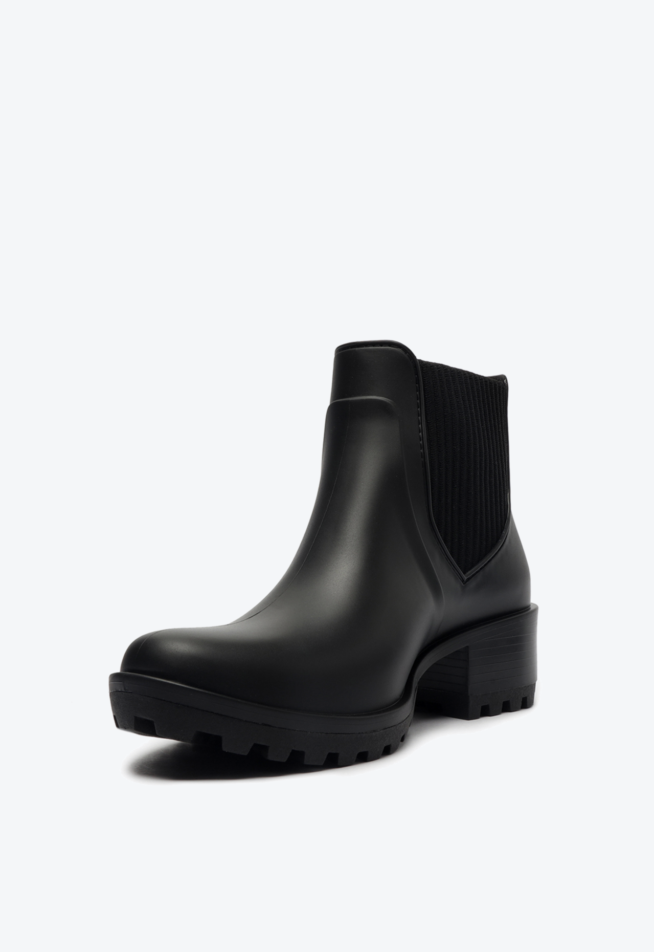 送料無料の商品 Injetada Tratorada Curto Cano Chelsea Bota Preta MALL ZZ | アロマグッズ