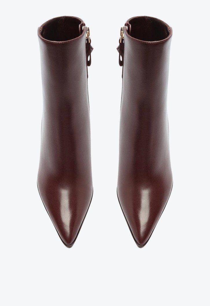 Clarita Bootie Spoon Heel Fig