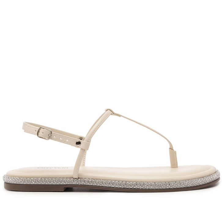 Sandália Slim Sola Glam Branca