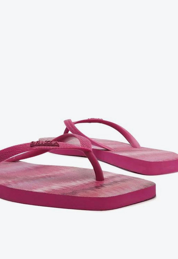 Chinelo De Dedo Roxo Brizza Bico Quadrado Triya