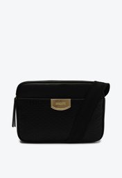 Bolsa Tiracolo Preta Anacapri Média Tressê