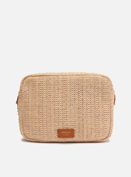 Bolsa Tiracolo Marrom Arezzo Palha Pequena