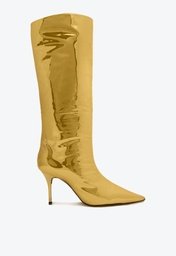 Bota Dourada Arezzo Cano Longo Salto Fino