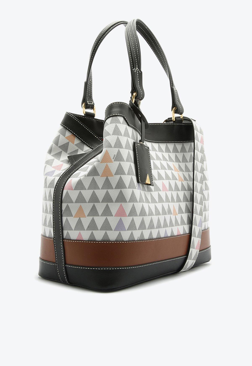 Bolsa Tote Branca Schutz Neo Emma Triangle