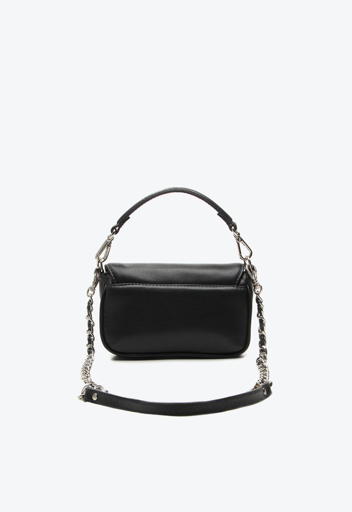 Bolsa Tiracolo Diamonds Pequena Preta