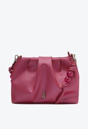 Bolsa Tiracolo Rosa Anacapri Franzida Pequena
