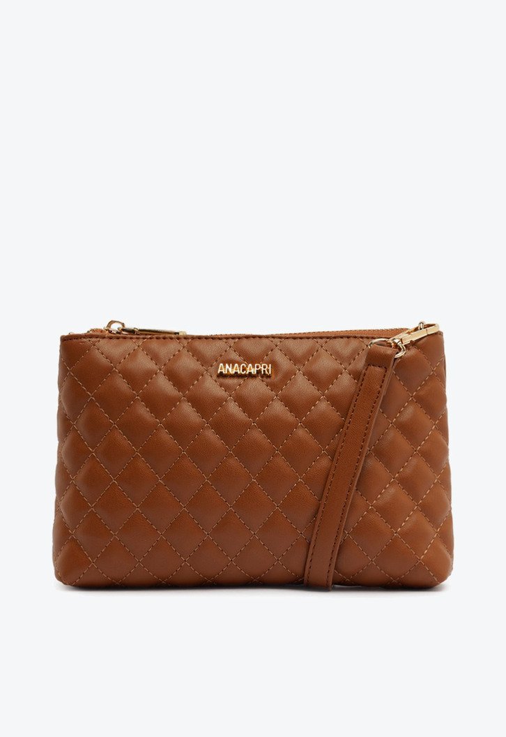Bolsa Tiracolo Pequena Metalassê Marrom