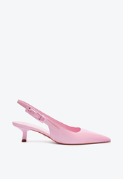 Sapato Scarpin Rosa Schutz Ciara Couro