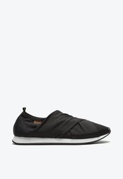 Slip On Preto Anacapri Tecido Elástico