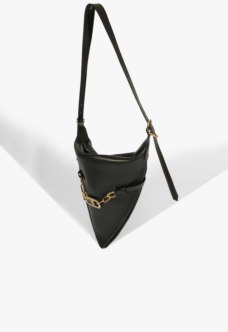Bolsa Preta Schutz Scorpio Couro | ZZ MALL