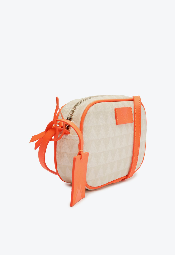 Bolsa Off-white E Laranja Schutz Transversal Triângulo