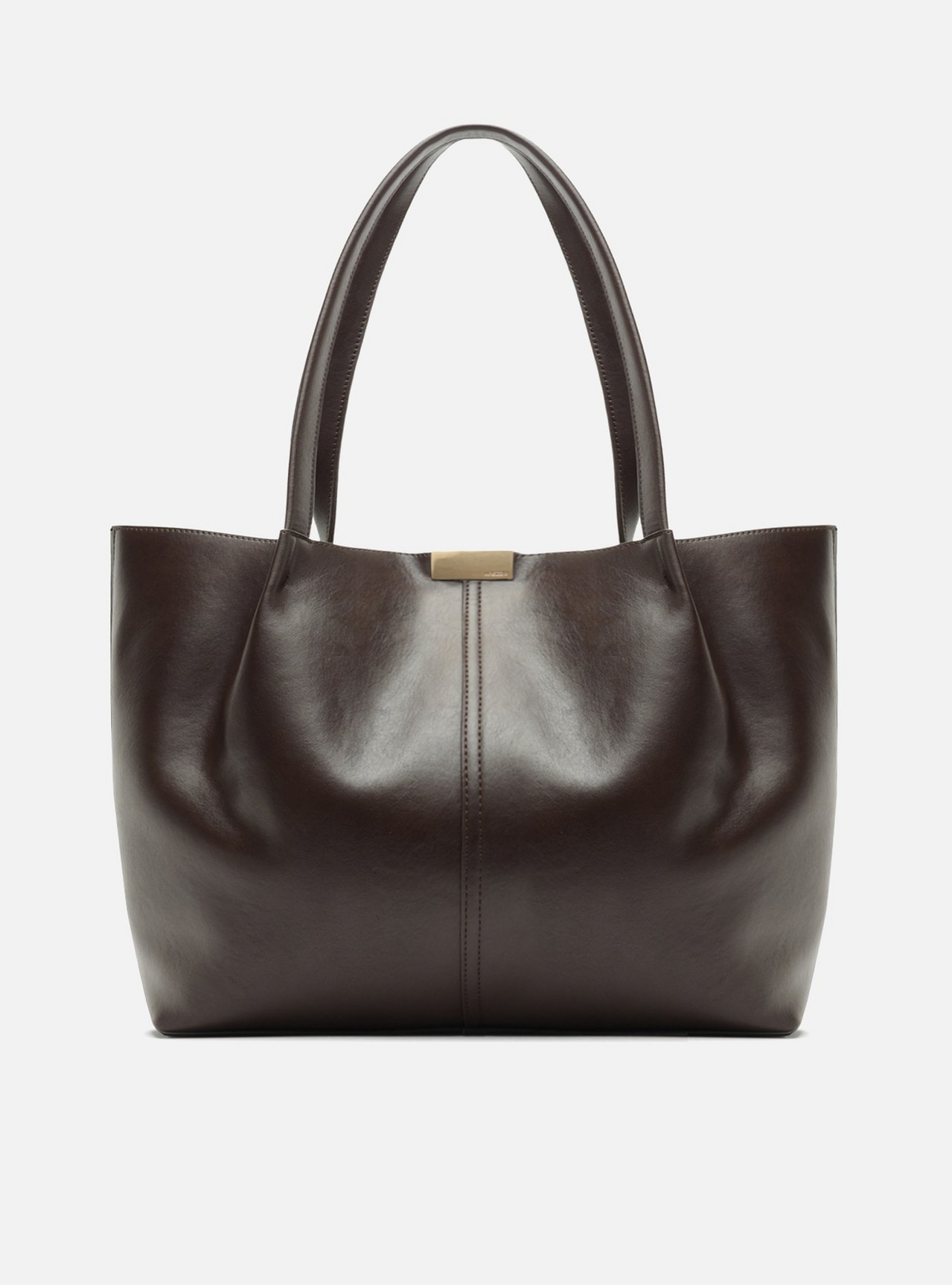 Bolsa Shopping Marrom Grande | ZZ MALL