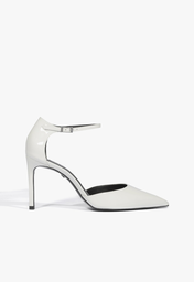 Sapato Scarpin Branco Schutz Salto Alto Verniz