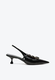 Slingback Preto Vicenza Alícia