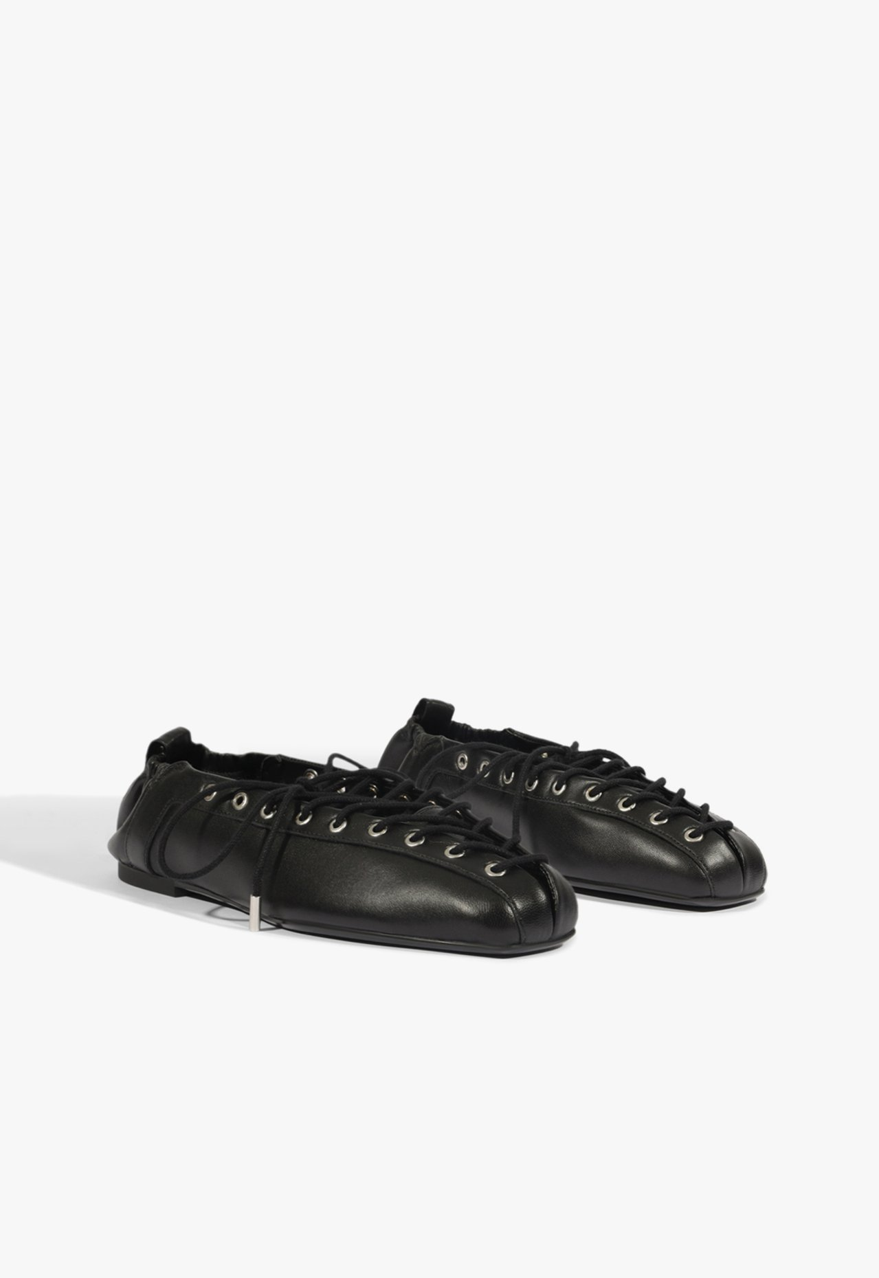 Sapatilha Ballerina Lace Up Preto | ZZ MALL