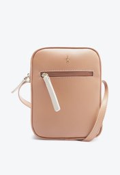 Bolsa Crossbody Nude Anacapri Vertical Pequena