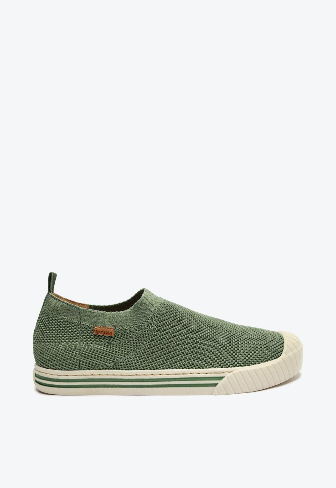 Tênis Slip On Verde Anacapri Jade Alê Knit Tênis Slip On Verde Anacapri Jade Alê Knit