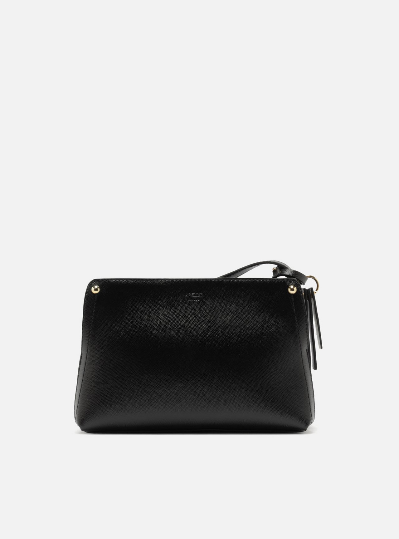 Ta-♡　0926 Bolsa Tiracolo Preta Média Bag Charm Tag | ZZ MALL