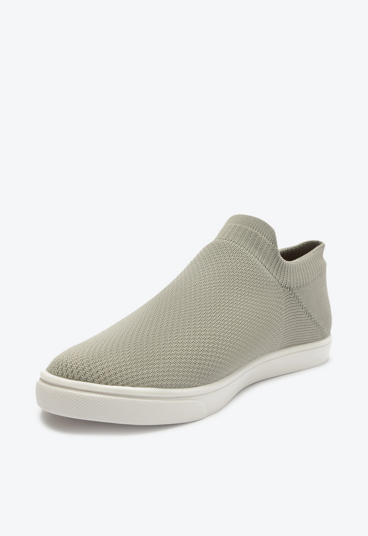 Tênis Slip On Cinza Anacapri Knit Mono