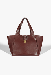 Bolsa Shopping Grande Bucket Easy Couro Vinho