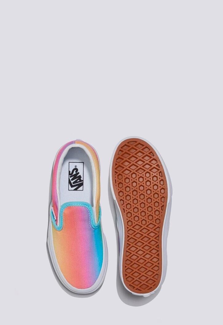 Tênis Slip-On Rainbow Multi True White Infantil