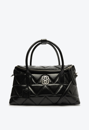 Bolsa Tote Preta Schutz Maxi Couro