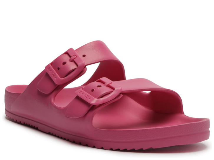 Slide Rosa Pink Flatform Tiras Brizza