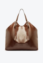 Bolsa Shopping Grande Versátil Marrom